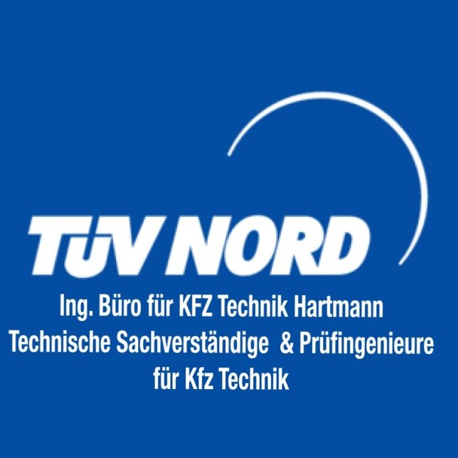 Ingenieurbüro für Kfz Technik Hartmann
TÜV NORD MOBILITÄT Kooperationspartner 